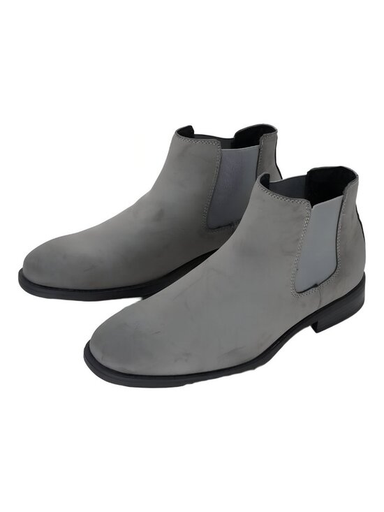 Madden Men\'s Maxxin Mid Height Chelsea Boots Grey Suede US 9M EU 42 main image 4
